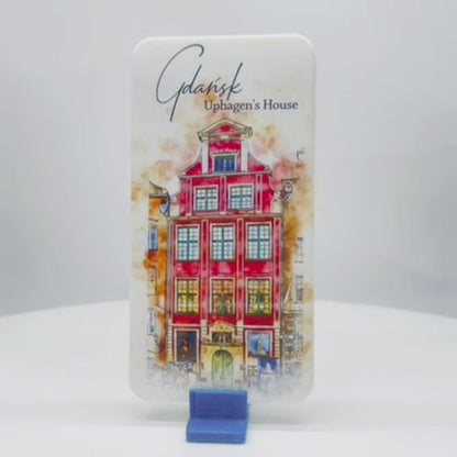 Magnetyczny Otwieracz do Butelek z Motywem Gdańsk